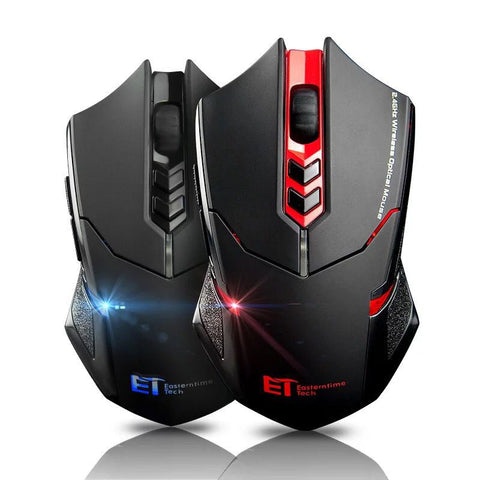 Design Mouse usb  Silent Luminous Wireless gamer mice