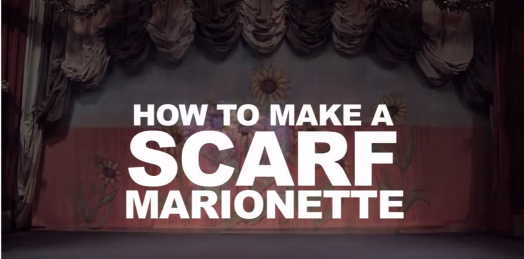 How to make a Scarf Marionette very cheap diy craft puppet creation