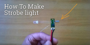 How To Make Strobe light | Building a diy led stroboscope